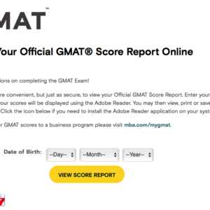 Buy GMAT certificate