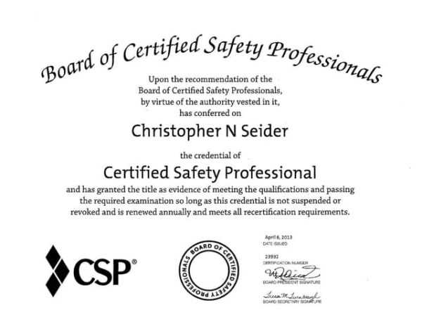 Bcsp certificate online